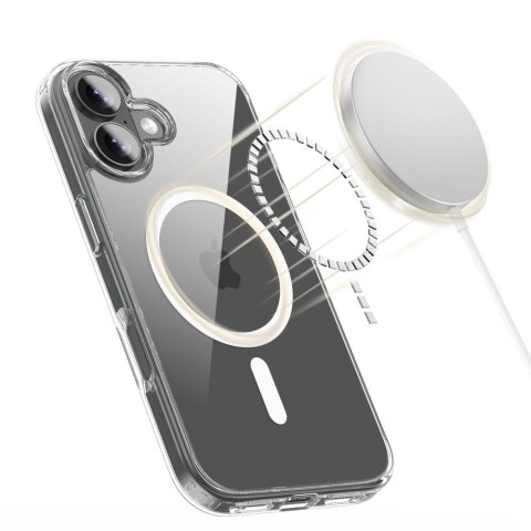 Etui pokrowiec case na iPhone 17 MagSafe FlexAir Hybrid - przezroczyste