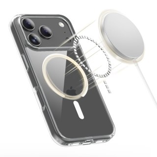 Etui pokrowiec na iPhone 17 Pro Max MagSafe FlexAir Hybrid - przezroczyste