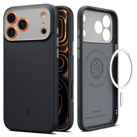 Etui pokrowiec na iPhone 17 Pro Max MagSafe Nano Pop - czarne