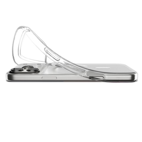 Etui pokrowiec na iPhone 17 Pro MagSafe Liquid Crystal - przezroczysto-białe