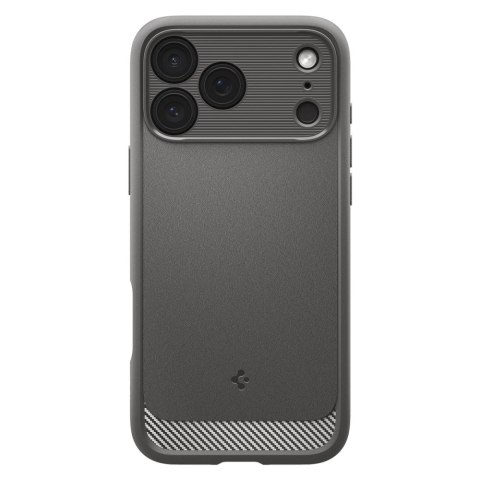 Etui pokrowiec na iPhone 17 Pro MagSafe Rugged Armor Mag - szare