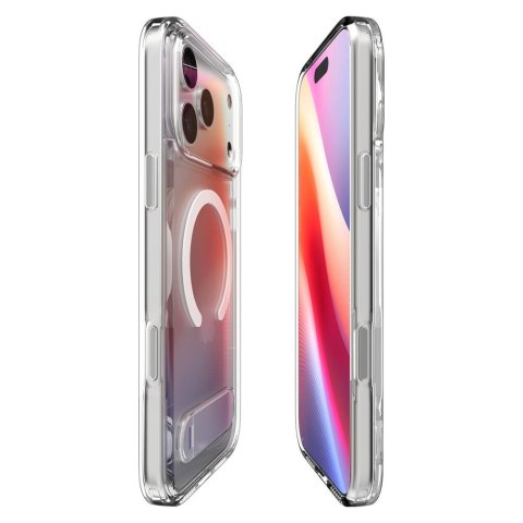 Etui pokrowiec na iPhone 17 Pro MagSafe Ultra Hybrid S - przezroczysto-białe