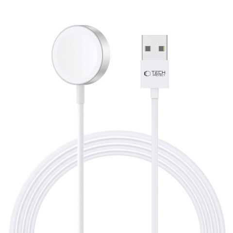 Ładowarka indukcyjna magnetyczna do Apple Watch 1.2m USB-A UltraBoost - biała