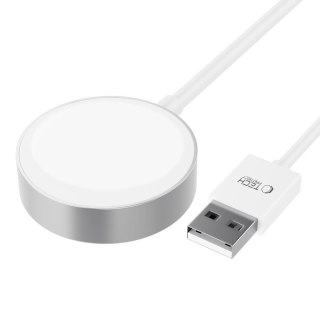 Ładowarka indukcyjna magnetyczna do Apple Watch 1.2m USB-A UltraBoost - biała