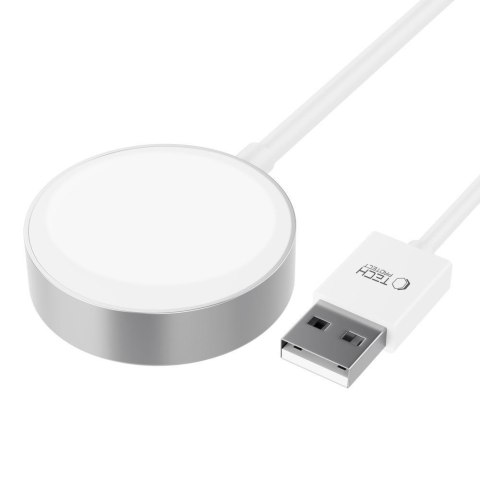 Ładowarka indukcyjna magnetyczna do Apple Watch 1.2m USB-A UltraBoost - biała