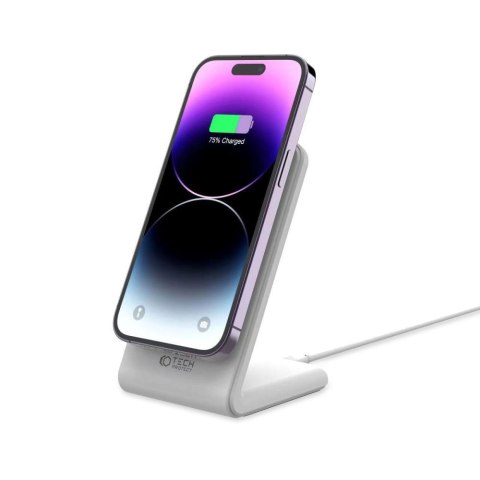 Ładowarka indukcyjna stojak do smartfona MagSafe 15W - biała