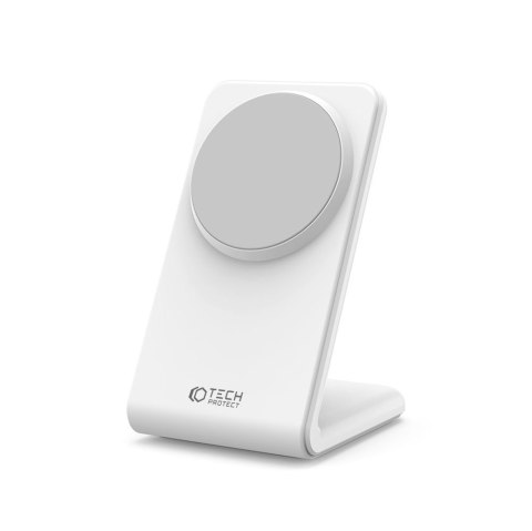 Ładowarka indukcyjna stojak do smartfona MagSafe 15W - biała