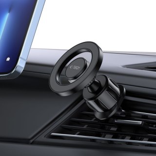 Uchwyt samochodowy do telefonu na kokpit kratkę nawiewu MagSafe N51 - czarny