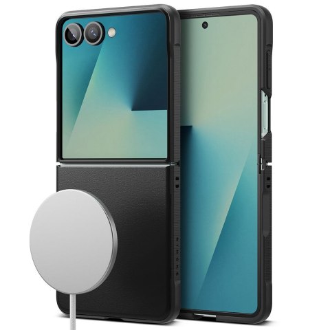 Etui na Samsung Galaxy Z Flip 7 Onyx Magnetic MagSafe - czarne