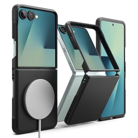 Etui na Samsung Galaxy Z Flip 7 Onyx Magnetic MagSafe - czarne