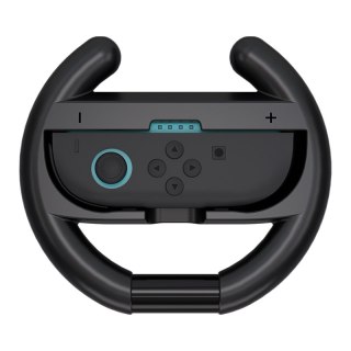 Kierownica symulator jazdy do kontrolera Joy-Con Nintendo Switch 2 czarna - 2 szt.