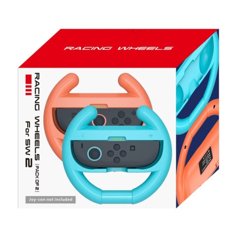 Kierownica symulator jazdy do kontrolera Joy-Con Nintendo Switch 2 czarna - 2 szt.