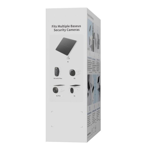 Panel fotowoltaiczny do kamer monitoringu Security A1 3W - biały
