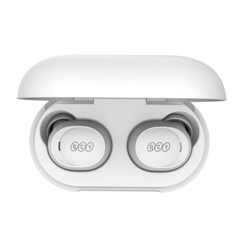 Słuchawki bezprzewodowe dokanałowe QCY T27 ArcBuds Lite TWS Bluetooth - białe