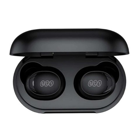 Słuchawki bezprzewodowe dokanałowe QCY T27 ArcBuds Lite TWS Bluetooth - czarne