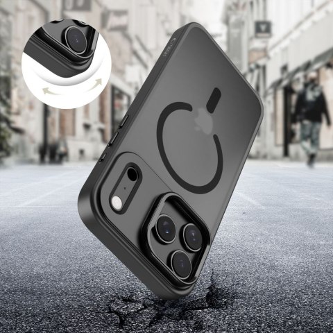 Etui case plecki na iPhone 17 Pro MagStand MagSafe - czarny mat