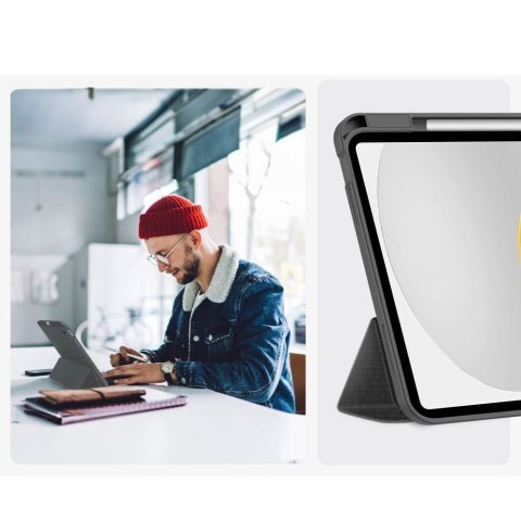 Etui pokrowiec na iPad 10.9'' 2022 / iPad 11'' 2025 SC Pen Canvas - szare