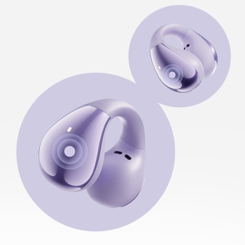 Słuchawki bezprzewodowe otwarte Crossky C30 OWS IPX4 Bluetooth - fioletowe