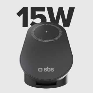 Stacja ładująca 3w1 bezprzewodowa składana do iPhone Apple Watch AirPods QI2 MFI - czarna
