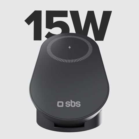 Stacja ładująca 3w1 bezprzewodowa składana do iPhone Apple Watch AirPods QI2 MFI - czarna