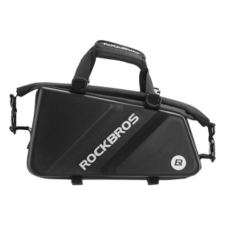 Torba sportowa i rowerowa mocowana na bagażnik 11.6l - czarna