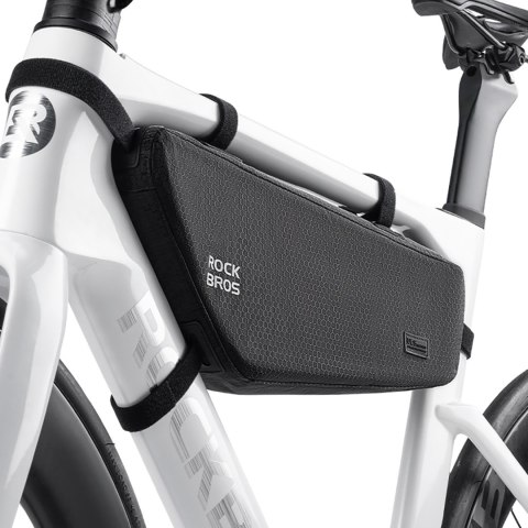 Torba sakwa rowerowa mocowana pod ramę 2.9l - czarna