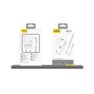Ładowarka sieciowa A27 MaxC USB-C USB-A GaN 35W - biała