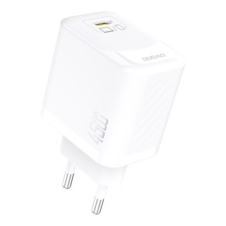 Ładowarka sieciowa GaN z kablem USB-C 45W - biała