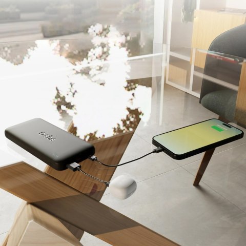 Powerbank 10000mAh 10W USB-A USB-C Infinity LiFePo4 - czarny