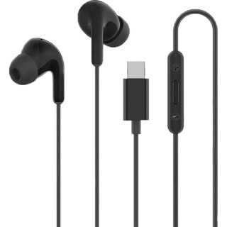 Słuchawki przewodowe douszne z pilotem Xiaomi BHR8930GL USB-C - czarne