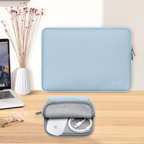 Torba pokrowiec Neoslim na laptopa tablet 13-14'' + etui na akcesoria - niebieski