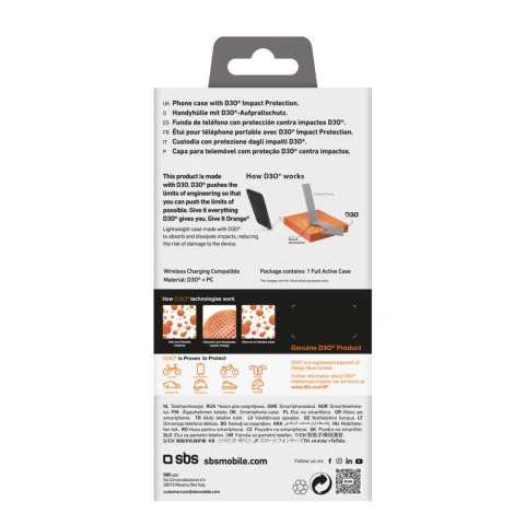 Etui case pokrowiec do iPhone 16 Full Active D3O - czarne