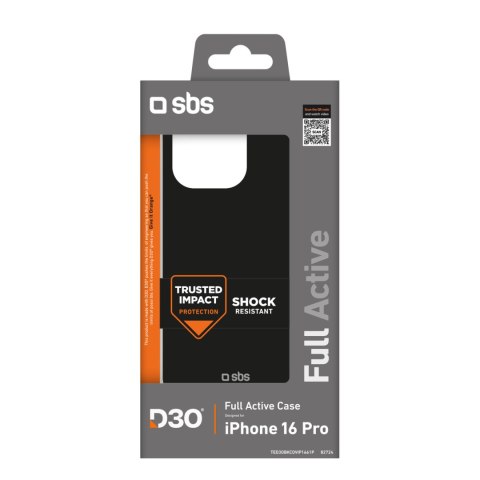 Etui case pokrowiec do iPhone 16 Pro Full Active D3O - czarne