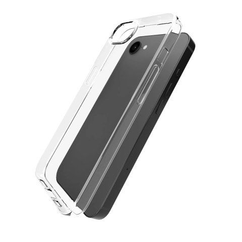 Etui silikonowe pokrowiec do iPhone 16 - przezroczyste