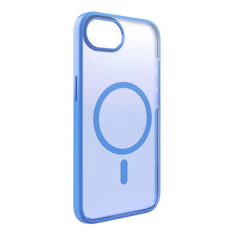 Etui silikonowe pokrowiec do iPhone 16e Gradient MagSafe - niebieskie