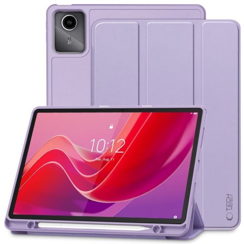 Etui z podstawką na Lenovo Tab M11 11'' TB-330 SC Pen - fioletowe