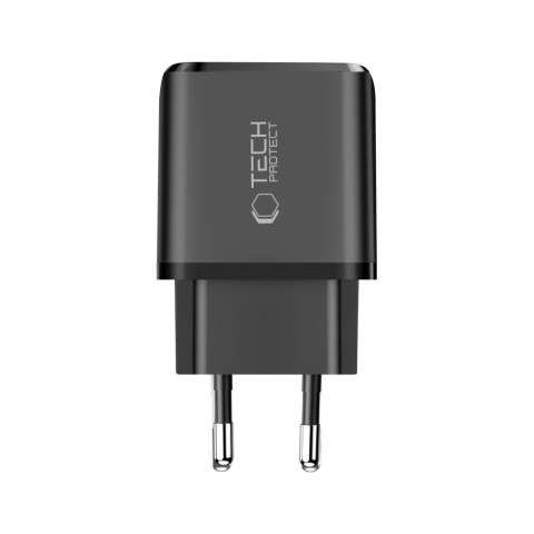 Ładowarka sieciowa NCA20 USB-A USB-C PD QC 20W - czarna