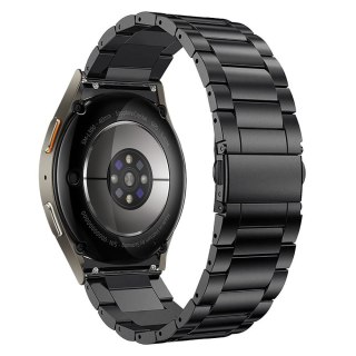 Pasek bransoleta na Samsung Galaxy Watch 4 / 5 / 5 Pro / 6 / 7 / FE Stainless - czarny