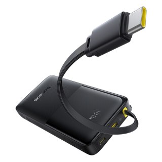 Powerbank Bipow 2 10000mah 20W z wyświetlaczem wbudowanym kablem USB-C - czarny