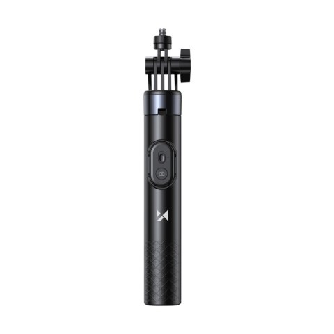 Selfie stick kijek z uchwytem do smartfona teleskopowy tripod 1.7m - czarny