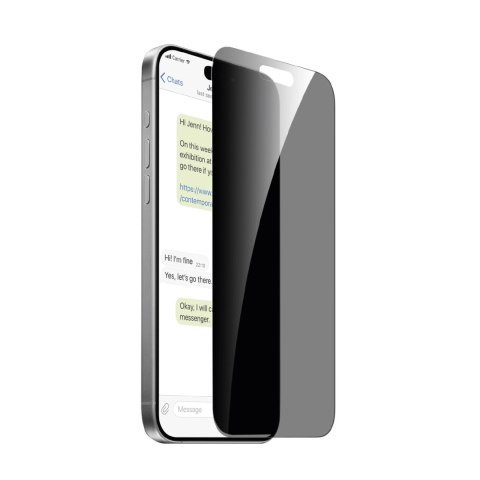 Szkło hartowane do iPhone 16 Pro Privacy Tempered Glass