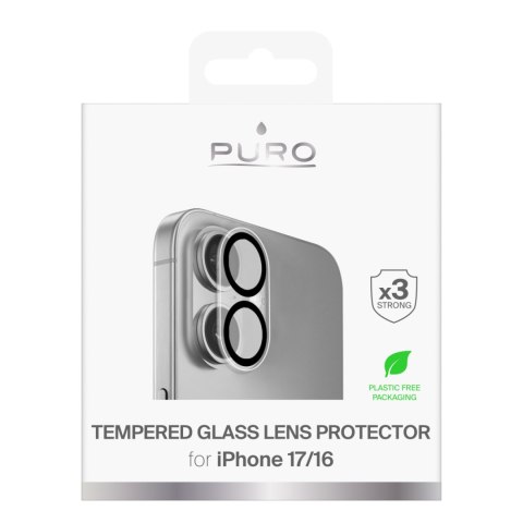 Szkło hartowane na aparat obiektywy do iPhone 17 / iPhone 16 Camera Standard