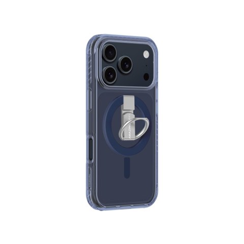 Etui case na iPhone 17 Pro Titan Pro Grip Ring Set MagSafe - niebieskie