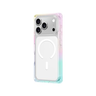 Etui pokrowiec na iPhone 17 Pro Max Omni MagSafe - przezroczyste-tęczowe