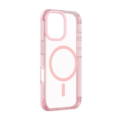 Etui silikonowe pokrowiec do iPhone 16 Plus Omni Mag Case - ciemnoróżowe