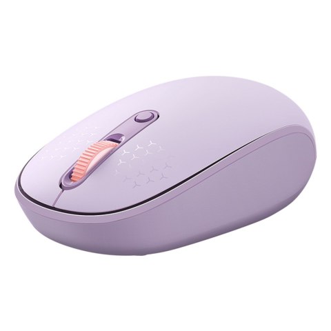 Myszka bezprzewodowa 3 tryby łączności 2.4GHz Bluetooth 3.0 5.0 F01B - fioletowa