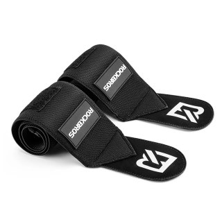 Opaska sportowa stabilizująca na nadgarstek czarna - 2 szt.