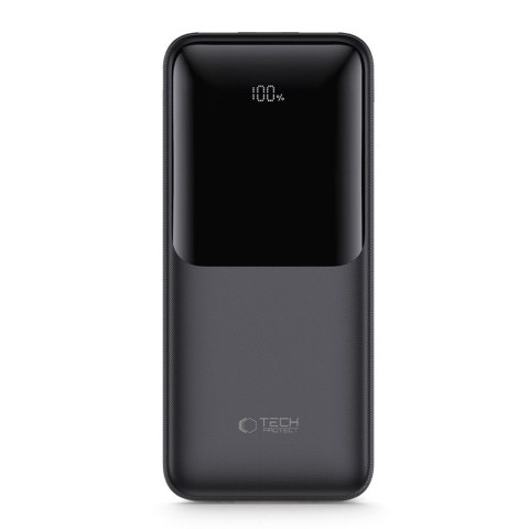 Powerbank 20000mAh USB-A USB-C 22.5W PB02 - czarny