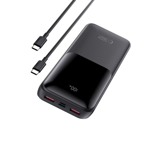 Powerbank 20000mAh USB-A USB-C 22.5W PB02 - czarny