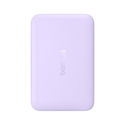 Powerbank indukcyjny 10000mAh 22.5W MagSafe z kablem USB-C 20V/3A 0.3m - fioletowy